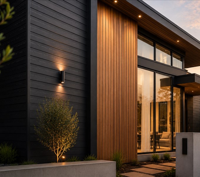 Cladding on a modern Melbourne home