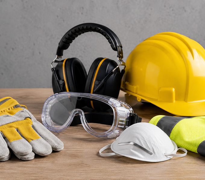 Safety gear ready for a Metrobuild site visit